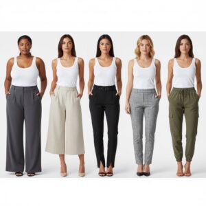 شلوار زنانه متناسب با فرم بدن