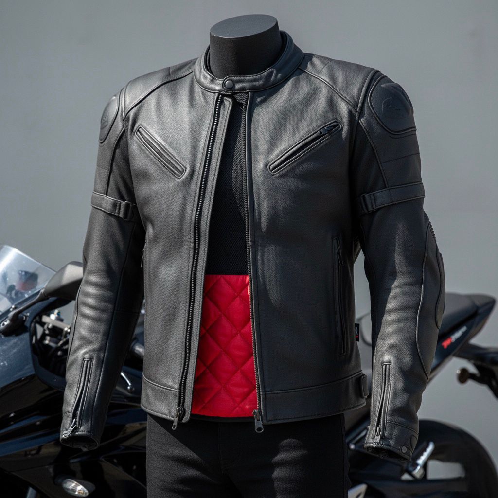 کاپشن مردانه موتورسواری