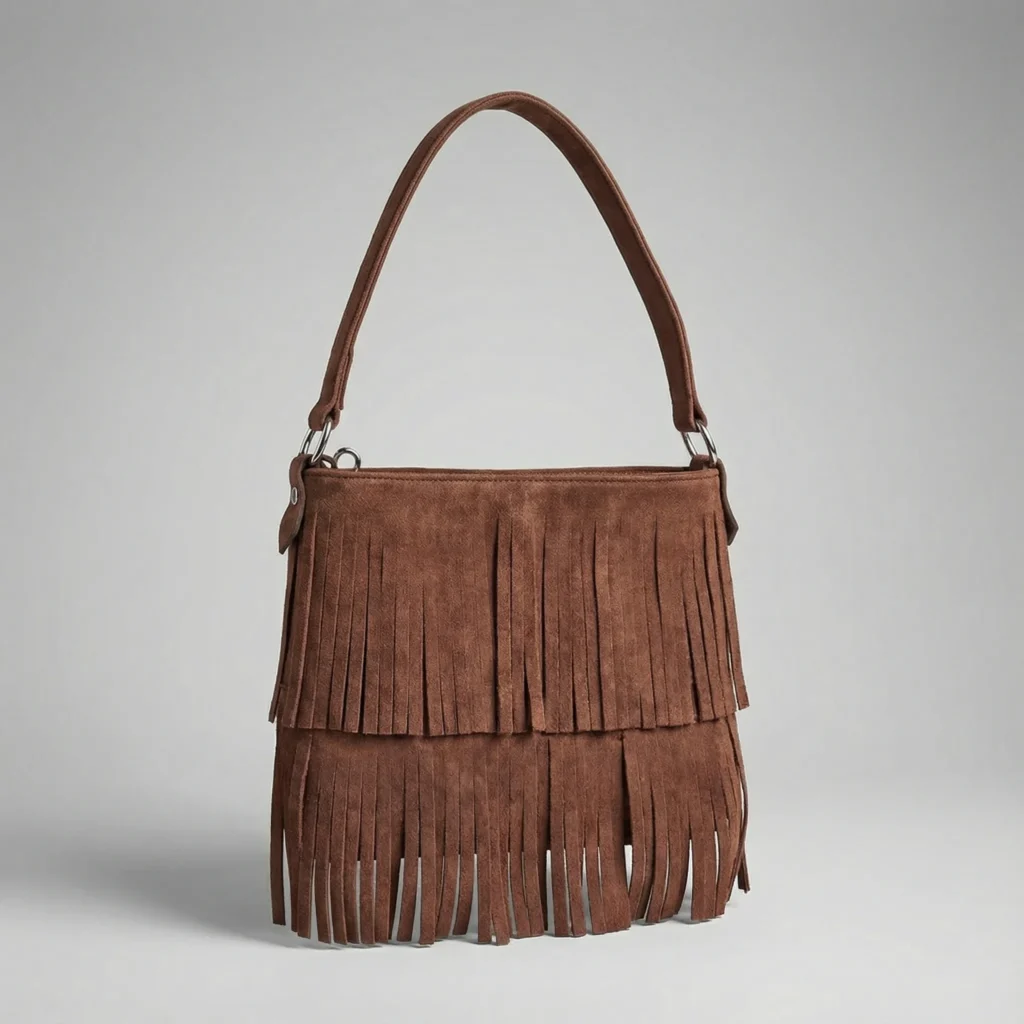 کیف جیر قهوه ای زنانه