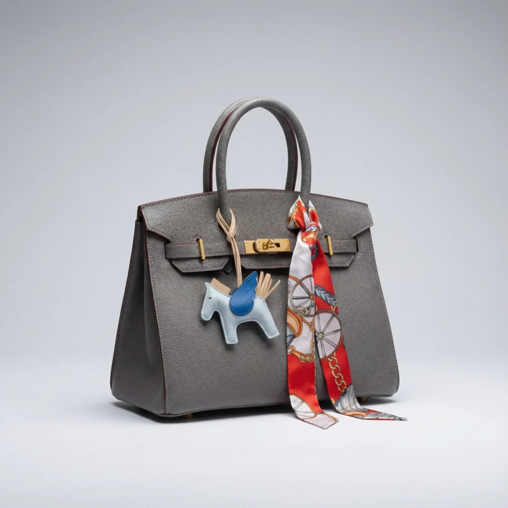 کیف زنانه طوسی هرمس