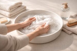 از بین بردن زردی زیر بغل لباس