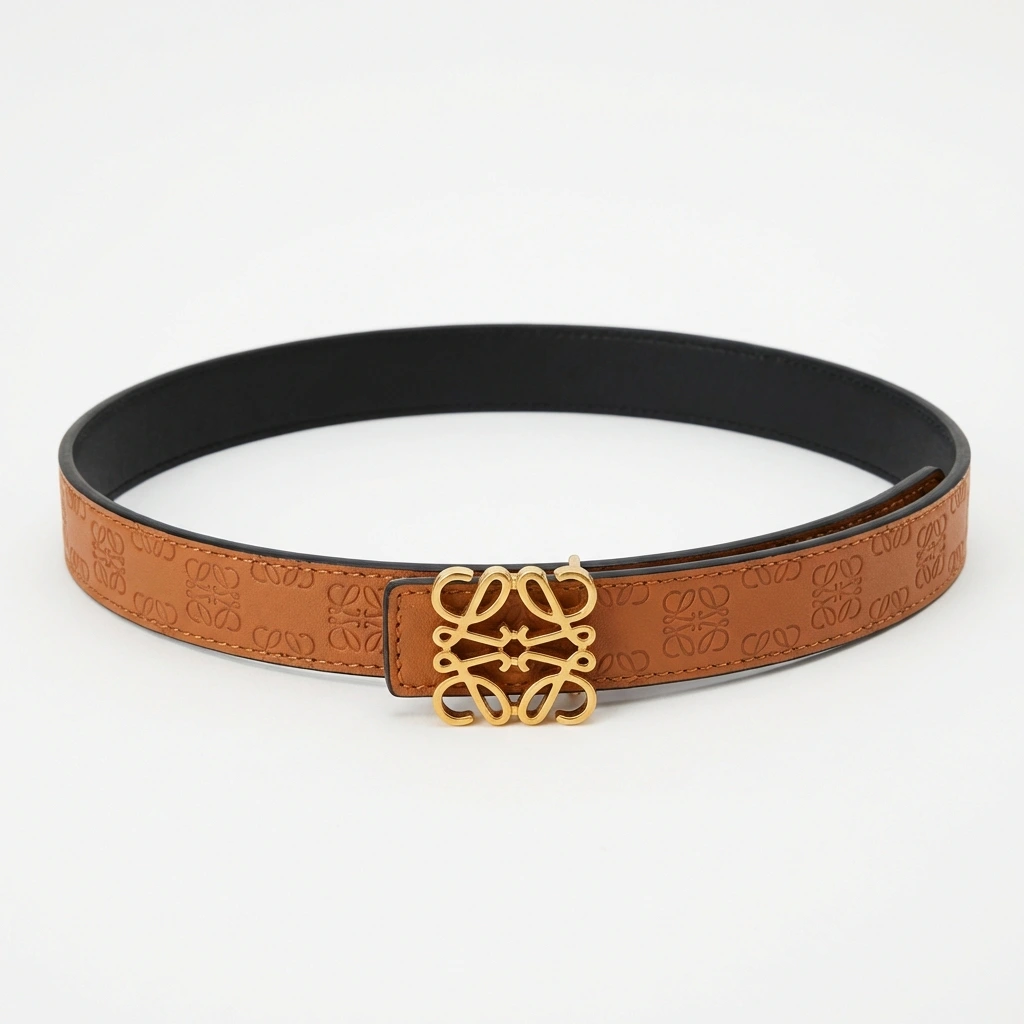 کمربند مردانه چرم طبیعی Loewe