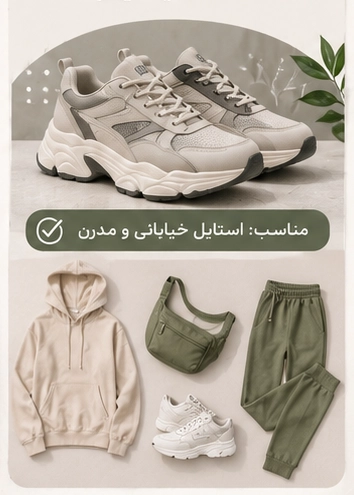 استایل اسپرت با کتانی چانکی